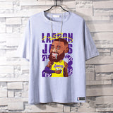 Basketball Sports T Shirt Kobe Short-Sleeved T-Shirt Men'S Cotton Student Korean Style Able Leisure Sports