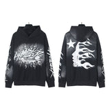Mens trendy Hoodie & Pants Wash Water Make Old Hoodies Sweater Trousers