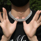 Chains Hip Hop T Square Zircon 18mm Necklace St. Valentine's Spectrum