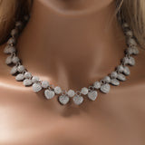 Chains Hip Hop Necklace Zircon Love Necklace ins Wind Spectrum St. Valentine's