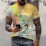 Heisenberg T Shirt Summer T-Shirt Deadly Poison Artist 3d Printed Round Neck Sports