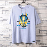 Basketball Sports T Shirt Summer Round Neck Cotton Short Sleeve T-Shirt Men'S Basketball Sports Loose
