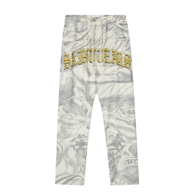 Unisex Pants Saint Michael Casual Loose Pants