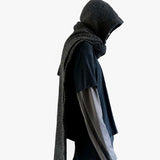 MIJKO Men Jacket Fake Two Long-sleeved Color Matching T-shirt