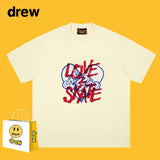 Drew T Shirts Cotton Short Sleeve Short Sleeve T-shirt Loose
