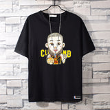Basketball Sports T Shirt Summer Loose Short Sleeves T-Shirt Male Student Basketball Sports Lakers James