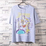 Basketball Sports T Shirt Lakers Memorial Kobe Short Sleeve T-Shirt Men'S Loose