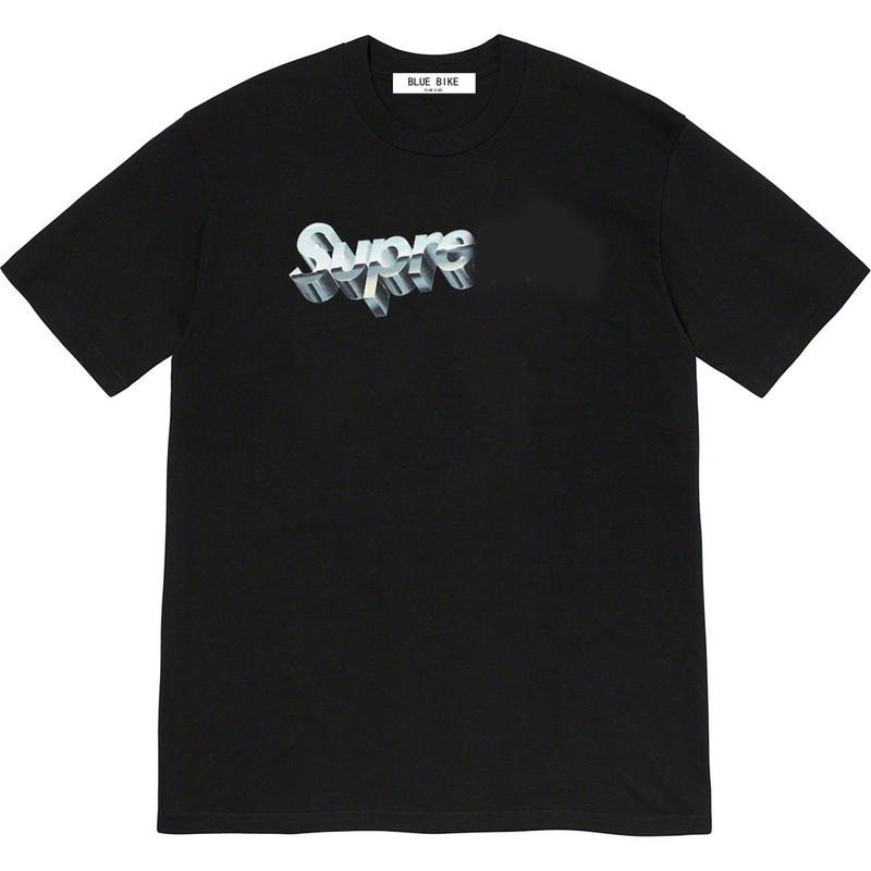 Mens T-shirts 22SS Chrome Logo Tee Metal Letter Logo