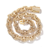 Chains Hip Hop Accessories Lock Necklace 14mm Fashion Spectrum Royalty