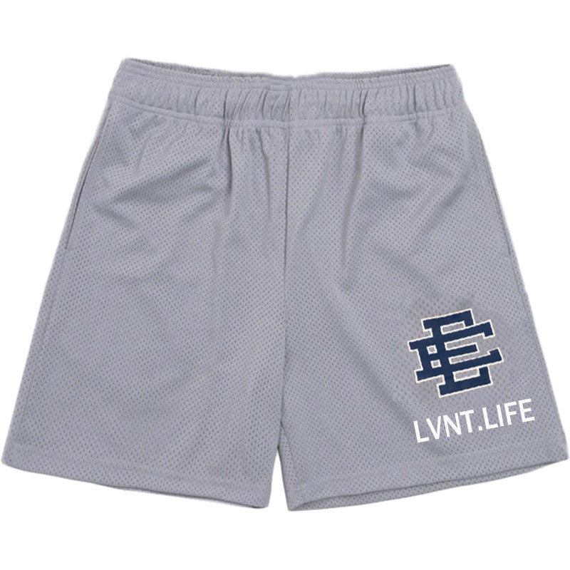 Eric Emanuel EE Shorts LVNT. LYFEEE Summer Basketball Mesh Quick-Drying Shorts