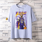 Basketball Sports T Shirt Nba Basketball Clothes James Kobe Cotton Short-Sleeved T-Shirt Men'S Loose