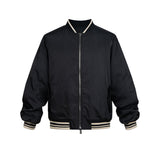 MIJKO Mens Jacket Zip Embellished Mainstream Fashion Cotton Jacket