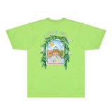Casablanca T Shirts Fashion Print Street