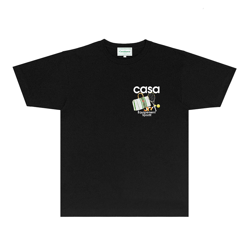 Casablanca T Shirts Fashion Print Street