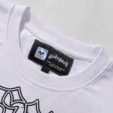 Godspeed T Shirts Skull Bee Sunflower Print Cotton Short Sleeve Men and Women