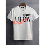 Dsq2 T Shirt DSQ Lian D2 Casual Sports Printed Short Sleeve Summer Men
