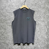 Amiri tank top earth letter printing