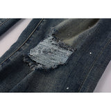 Purple Brand Jeans Pure Cotton High Street Trend