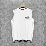 Amiri tank top bone crack print