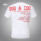 Dsq2 T Shirt Casual Sports Colorblock Short Sleeve Summer Men