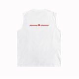 Amiri tank top small spider letter horizontal stripprinting