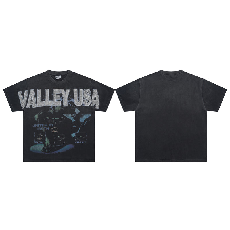 Valeforever Vale T Shirts Direct Injection Hotfix rhinestones Short Sleeves