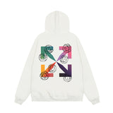 OFF WHITE Hoodie Trendy Street Style Personalized Cotton