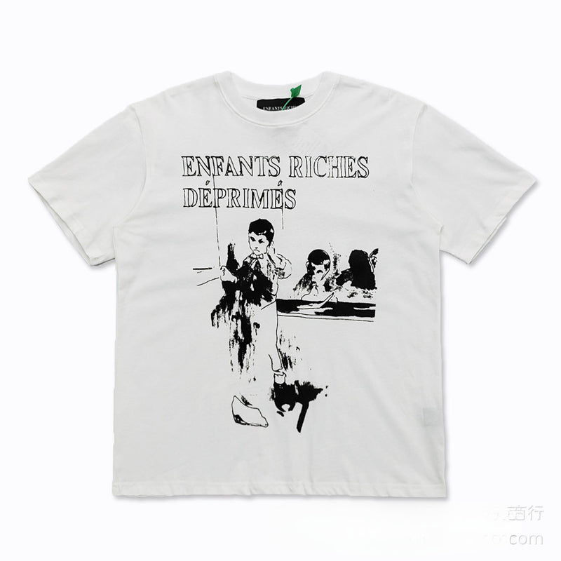 ERD T Shirts Punk Loose Short Sleeve T-shirt