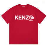 KENZO T Shirt Summer Tiger Head Casual