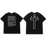 ERD T Shirts Short Sleeve Retro Slogan T-shirt Cotton
