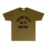 Rhude T Shirts Printed Trendy Pure Cotton
