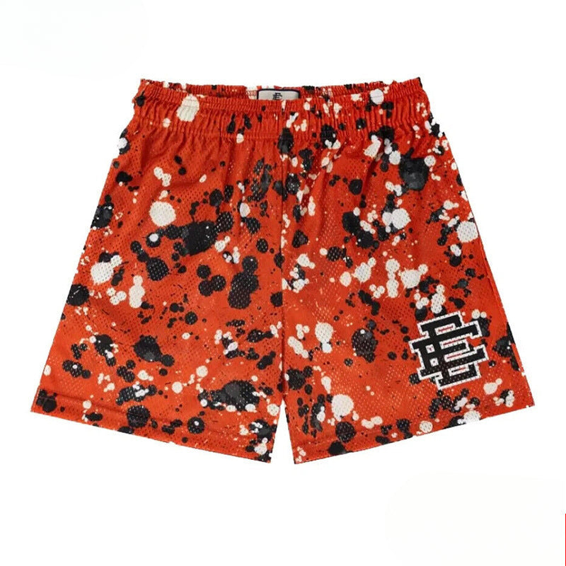 Eric Emanuel EE Shorts Inkjet Shorts Men's and Women's Casual Mesh Quick-Drying Shorts