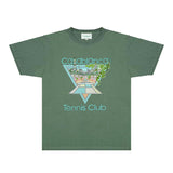 Casablanca T Shirts Fashion Print Street