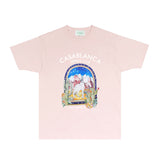 Casablanca T Shirts Fashion Print Street