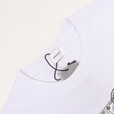Rhude T Shirts Oil Painting Clock Coconut Tree Print Short Sleeves