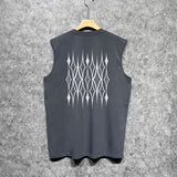 Amiri tank top retro geometric graphic printing