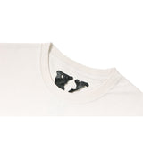 Vlone T Shirt Spring and Summer Embroidery Big V Letter