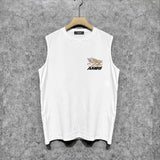 Amiri tank top mottled pegasus print