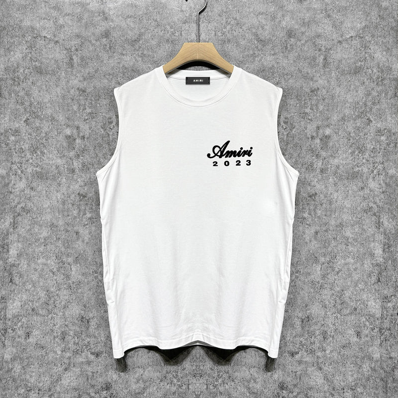 Amiri tank top giant rabbit printing