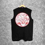 Amiri tank top circle sketch printing
