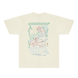 Casablanca T Shirts Fashion Print Street