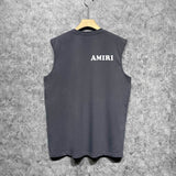 Amiri tank top fat letterprinting