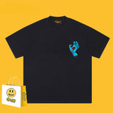 Drew T Shirts Cotton Summer Loose Men's Short Sleeve