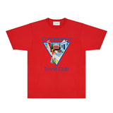 Casablanca T Shirts Fashion Print Street