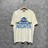 Amiri t shirts earth letter printing short sleeve