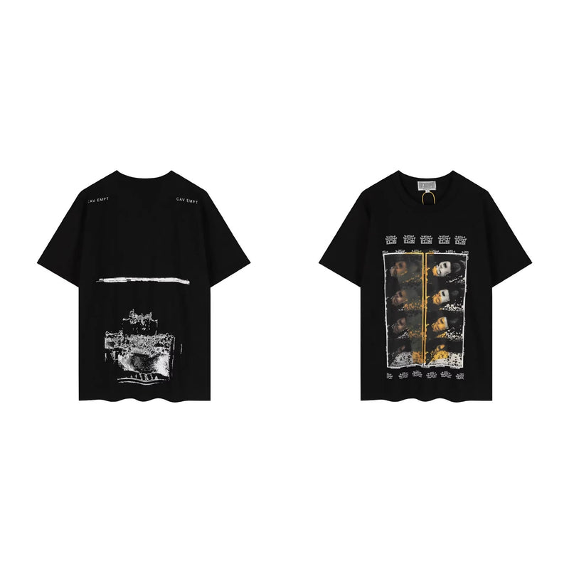 C.e t shirts printing pattern round neck pullover short sleeve men and women