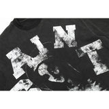 Unisex T-Shirts Wash Vintage Jesus Print Saint Michael Vintage Tee