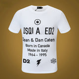 Dsq2 T Shirt Casual Sports Printed Short Sleeve Summer Men