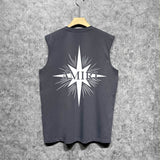 Amiri tank top star shield print