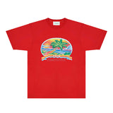 Casablanca T Shirts Fashion Print Street